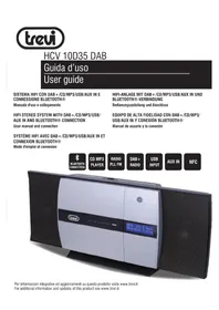 Notice Trevi HCV 10D35 DAB Système hifi