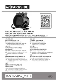 Notice PARKSIDE PKH 2500 A1 Chauffage