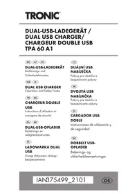 Notice TRONIC TPA 30 A1 Chargeur USB