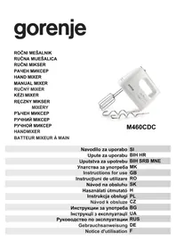 Notice GORENJE M460CDC Mixeur plongeant