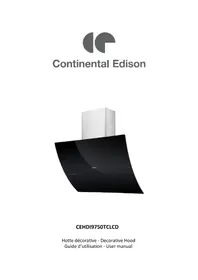 Notice CONTINENTAL EDISON CEHDI9750TCLCD Hotte