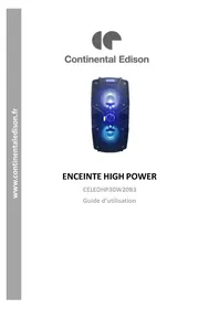 CONTINENTAL EDISON CELEDHP30W20B3 - Haut-parleur