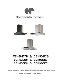 Notice CONTINENTAL EDISON CEH60CFC Hotte