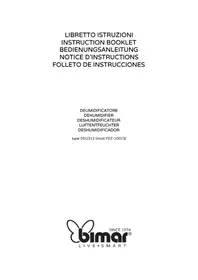 Notice Bimar DEU312 Déshumidificateur