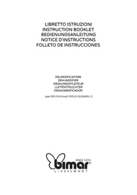 Notice Bimar DEU314 Déshumidificateur