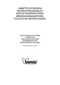 Notice Bimar VC76 Ventilatore