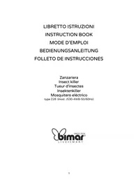 Notice Bimar Z28 Controllo dei parassiti