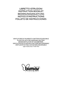 Notice Bimar VS30 Ventilatore