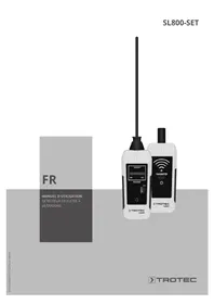 Notice TROTEC SL800 Détecteur de fuites