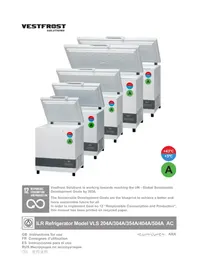 Notice VESTFROST VLS 354A AC 冰箱