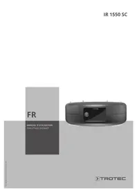Notice TROTEC IR 1550 SC Chauffage