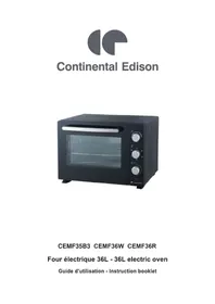 CONTINENTAL EDISON CEMF36W - Electric oven