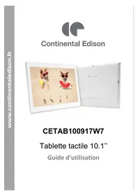 CONTINENTAL EDISON CETAB100917W7 - Tablette graphique