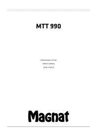 Notice MAGNAT MTT 990 Platine_disque