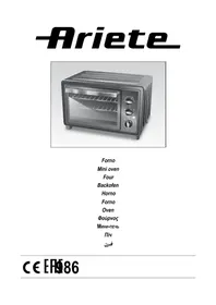 Notice ARIETE BON CUISINE 450 0986 Духовка