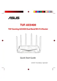 Notice ASUS TUF GAMING TUFAX5400 Juhtmevaba ruuter