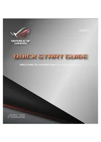 Notice ASUS ROG STRIX GSAX3000 Juhtmevaba ruuter