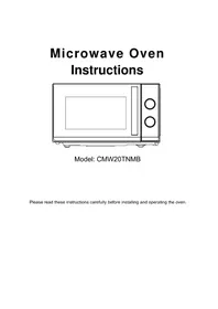 Notice CANDY CMW20TNMB Micro-ondes