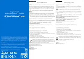 Notice 4Gamers PRO470 Casque