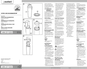 Notice ZOOFARI IAN 311223 Distributeur de nourriture pour animaux