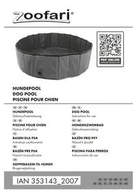 Notice ZOOFARI IAN 353143 Piscine pour animaux