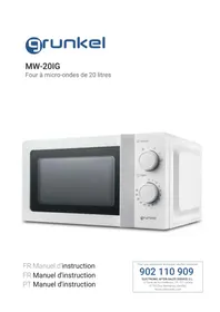 Notice Grunkel MW20IG Four à micro-ondes