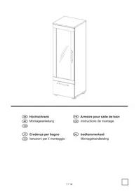 Notice MIOMARE IAN 90410 Meuble de salle de bain