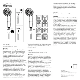 Notice MIOMARE HG00494A Pommeau de douche