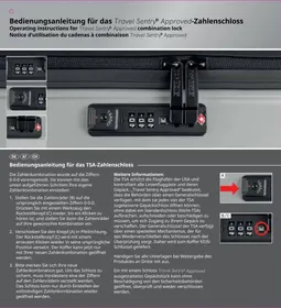 Notice Topmove HG05816A Cadenas à combinaison