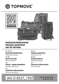 Notice Topmove IAN 318227 Sac de voyage