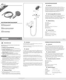 Notice MIOMARE Z31781 Douchette de douche