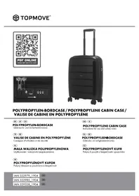Notice Topmove IAN 322985 Valise de cabine