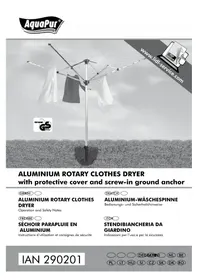 Notice AQUAPUR IAN 278114 Étendoir à linge