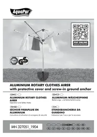 Notice AQUAPUR IAN 297141 Séchoir à linge