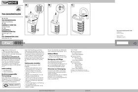 Notice Topmove IAN 277448 Cadenas à combinaison