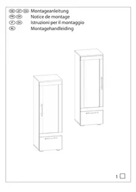 Notice MIOMARE IAN 057182 Meuble de rangement