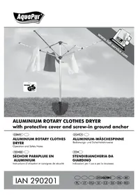 Notice AQUAPUR IAN 290201 Étendoir à linge