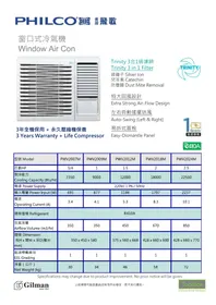 Notice Philco PWV2009M Climatisation