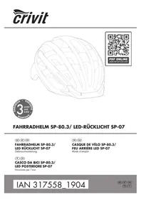 Notice CRIVIT IAN 317558 Casque de vélo