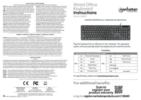 MANHATTAN 180689 - Clavier