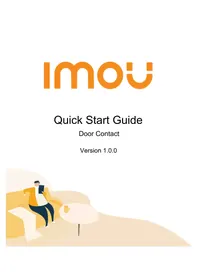 Notice IMOU DOOR CONTACT Alarmsystem