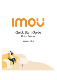 Notice IMOU MOTION DETECTOR Alarmsystem