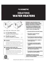 DOMETIC WH6GEA - Boiler