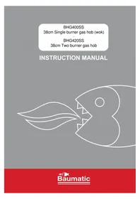 Notice BAUMATIC BHG400SS Fogão