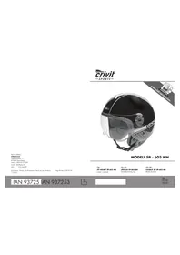 Notice CRIVIT IAN 93727 Casque de moto
