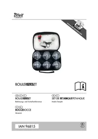 Notice CRIVIT IAN 96815 Jeu de boules