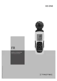 Notice TROTEC OZONE Détecteur de gaz