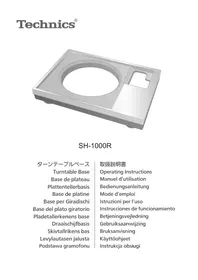 Notice TECHNICS SH1000R Platine_disque