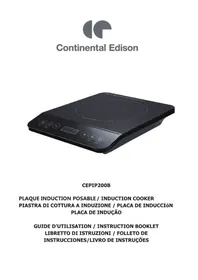 Notice CONTINENTAL EDISON CEPIP200B Cuisinière