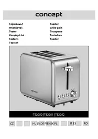 Notice Concept TE2052 Grille pain